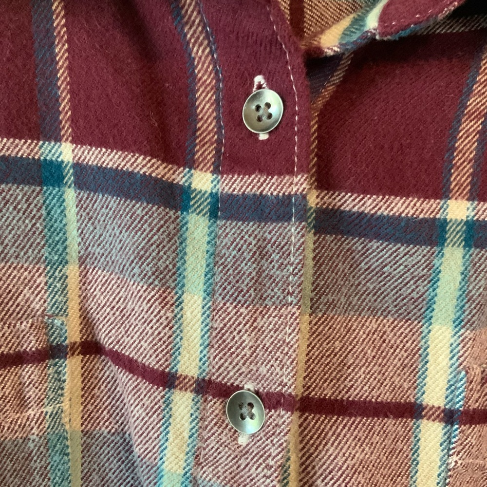 Woolrich Cotton Flannel Button Down Size Large - image 3